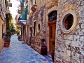 Narrow streets in the old city